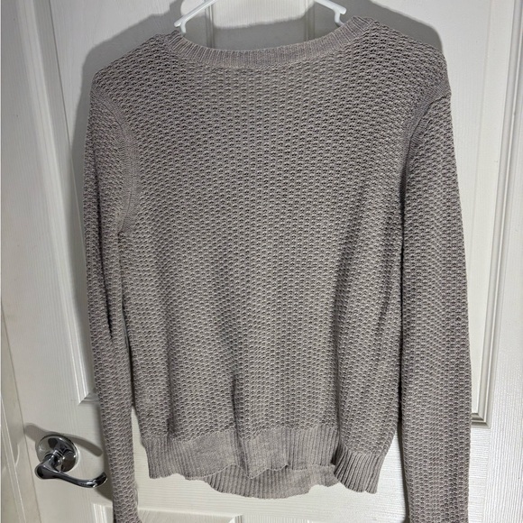 NAF NAF Women's Taupe Ruffle Sweater - Picture 3 of 3